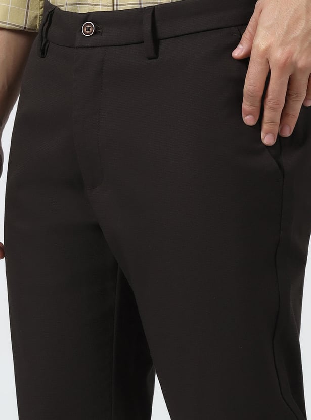 BLACKBERRYS CASUAL Solid Super Slim Trousers
