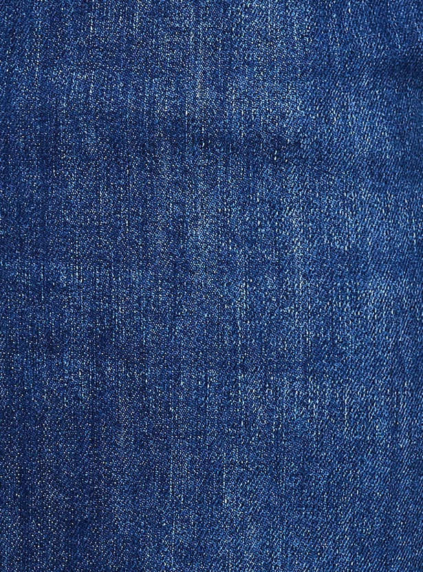 KRAUS Solid Wide Leg Jeans