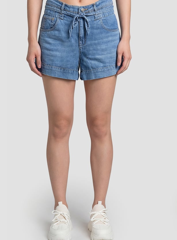 KRAUS Tie-Up Waist Shorts