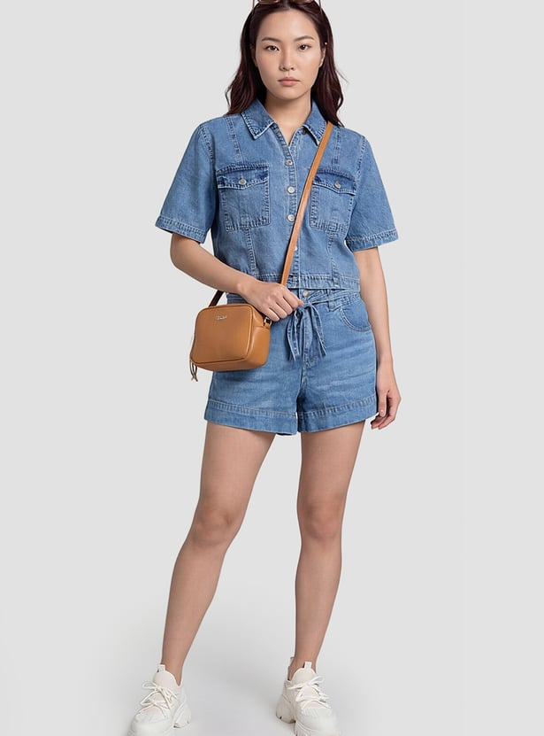 KRAUS Tie-Up Waist Shorts