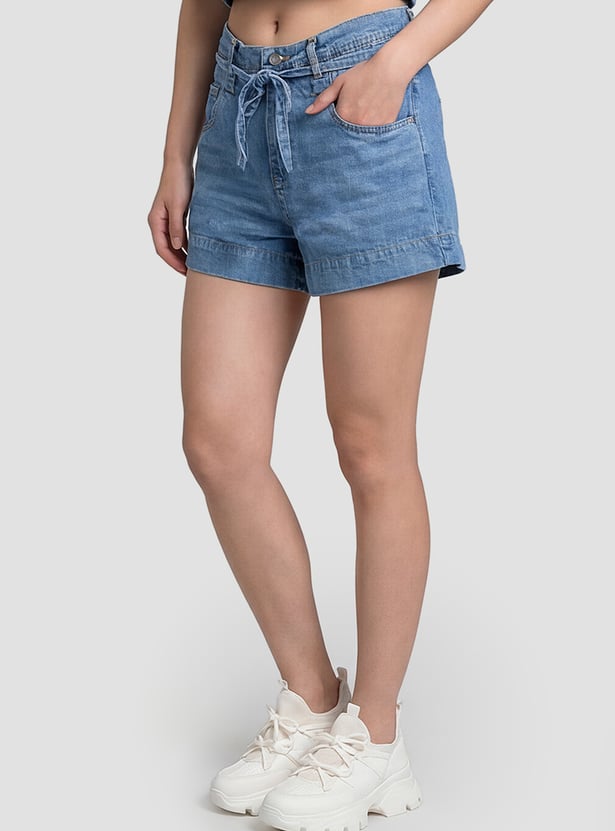 KRAUS Tie-Up Waist Shorts