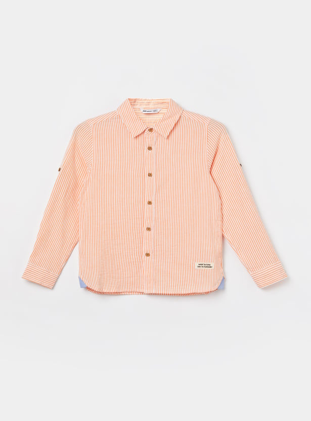 FAME FOREVER Boys Striped Shirts