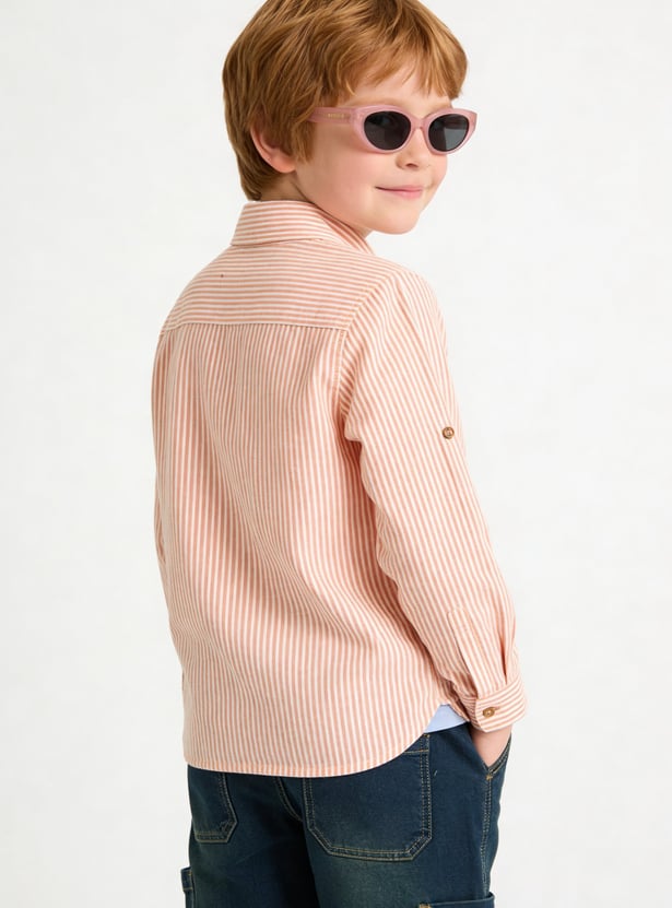 FAME FOREVER Boys Striped Shirts