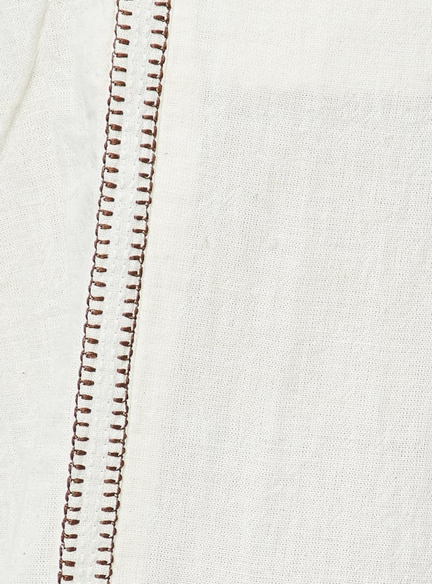 COLOUR ME Embroidered Straight Pants
