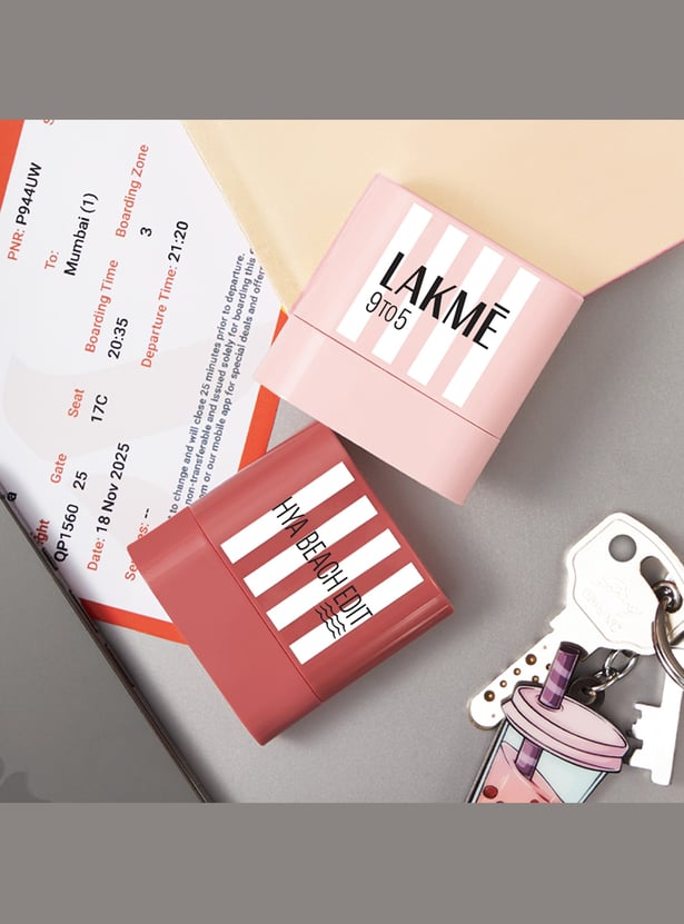 LAKME 9to5 Hya Matte Beach Edit Blush - Sunset Rose - 8.6g