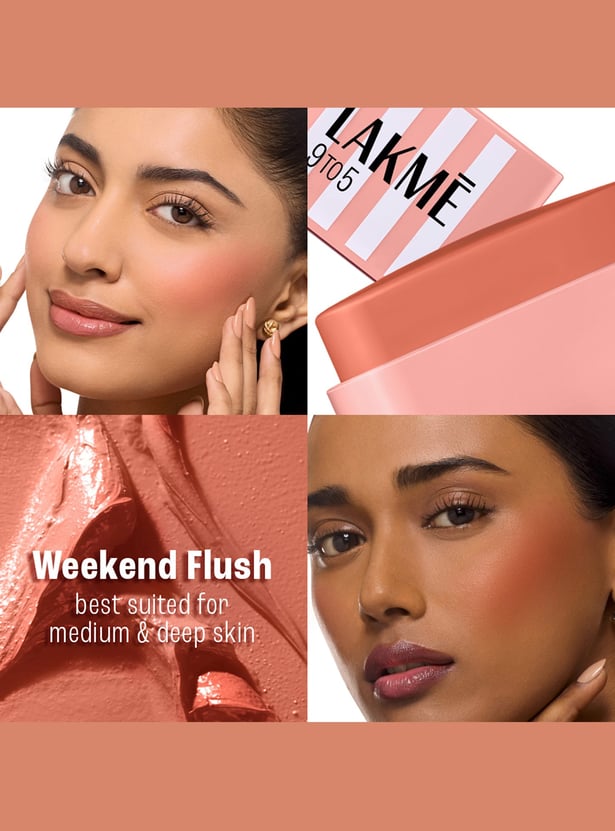 LAKME 9to5 Hya Matte Beach Edit Blush - Weekend Flsh - 8.6g