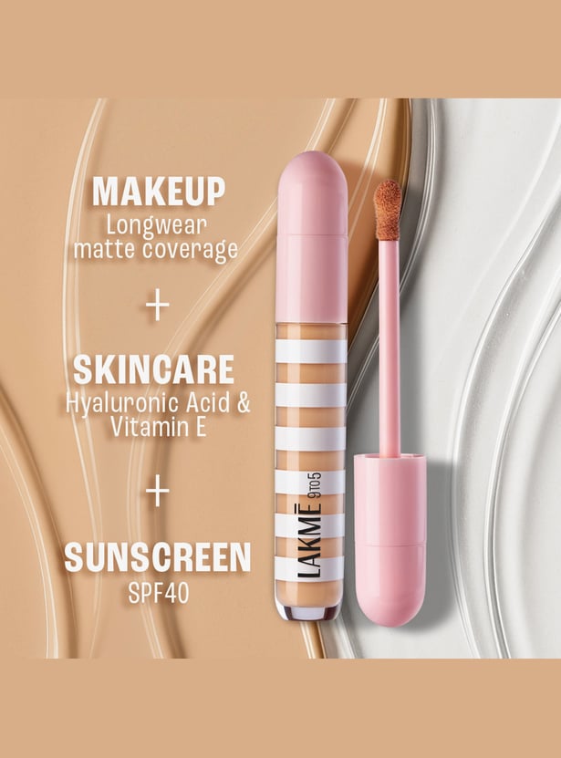 LAKME 9to5 Hya Matte Beach Edit Concealer - Medium Light - 6ml