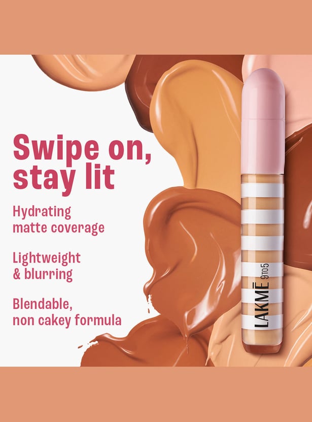 LAKME 9to5 Hya Matte Beach Edit Concealer - Medium Light - 6ml