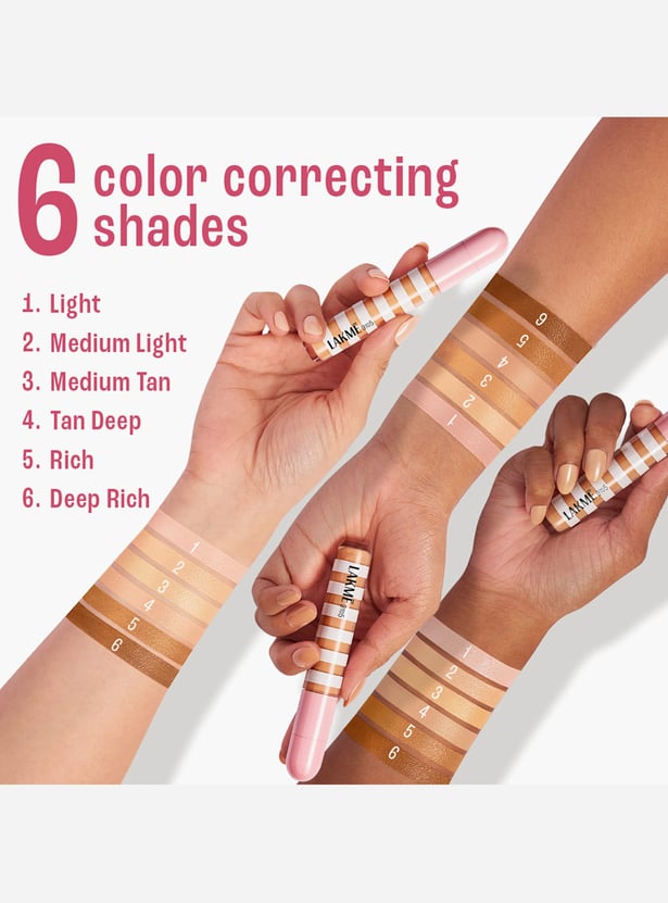 LAKME 9to5 Hya Matte Beach Edit Concealer - Medium Light - 6ml