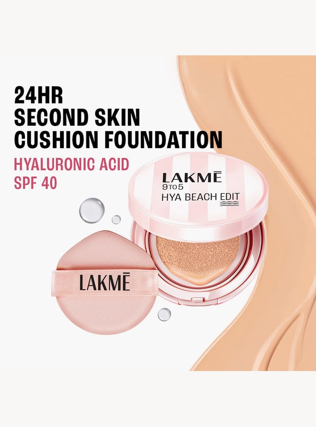LAKME 9to5 Hya Matte Beach Edit Foundation - Cool Ivory - 12g