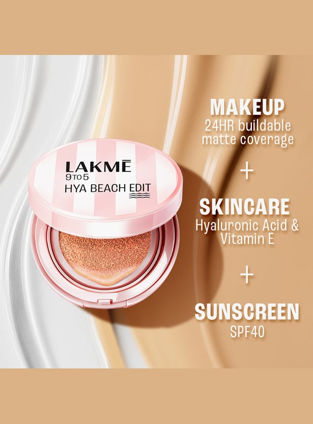 LAKME 9to5 Hya Matte Beach Edit Foundation - Cool Ivory - 12g