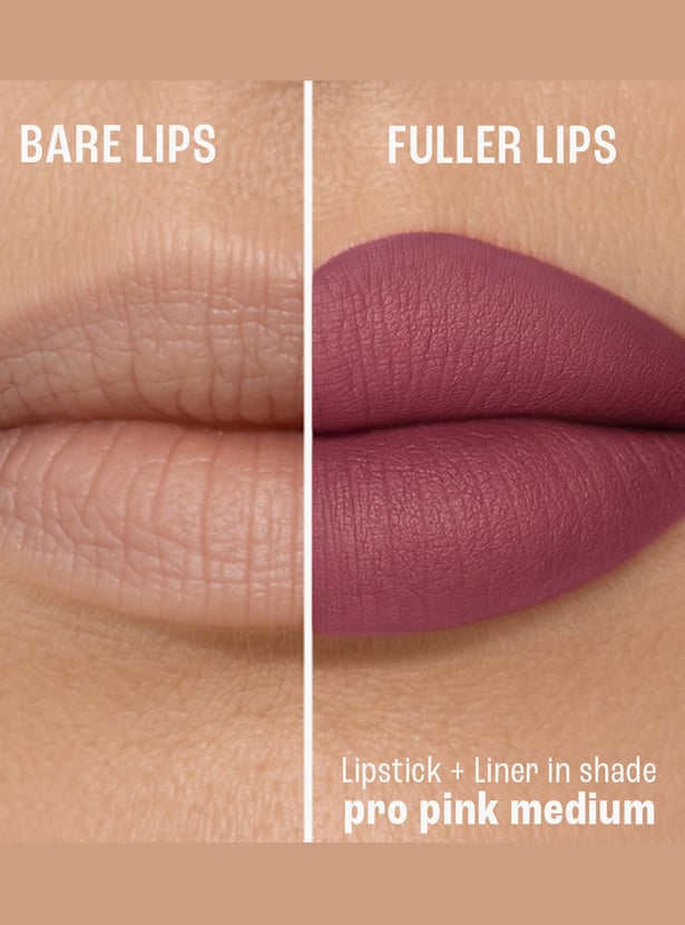 LAKME 9to5 Hya Matte Beach Edit 2in1 Lipstick + Liner - After Hours Red