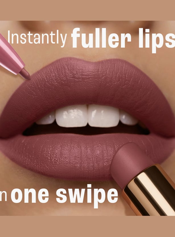 LAKME 9to5 Hya Matte Beach Edit 2in1 Lipstick + Liner - Mocha Tide