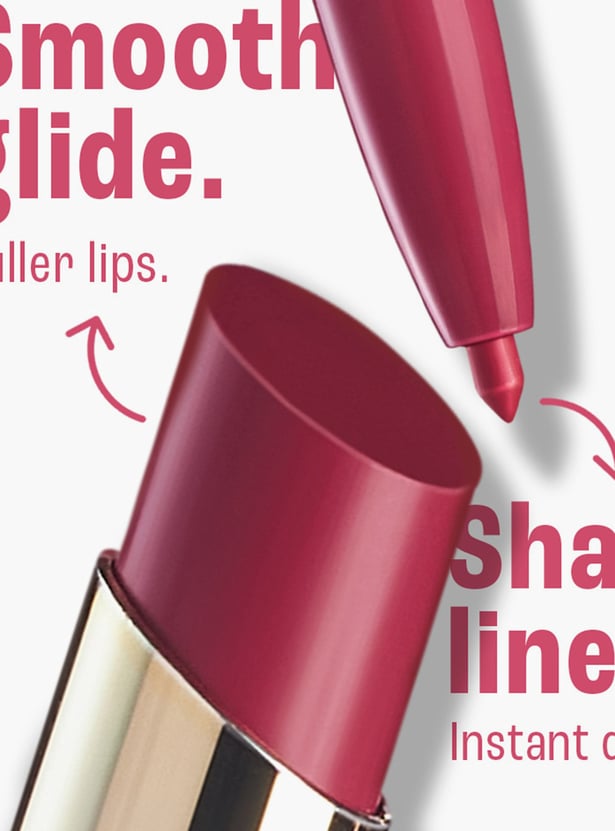 LAKME 9to5 Hya Matte Beach Edit 2in1 Lipstick + Liner - Off Duty Nude
