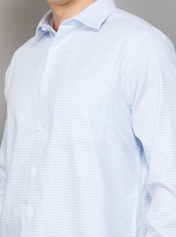 PARK AVENUE Checked Regular Fit Formal Shirt