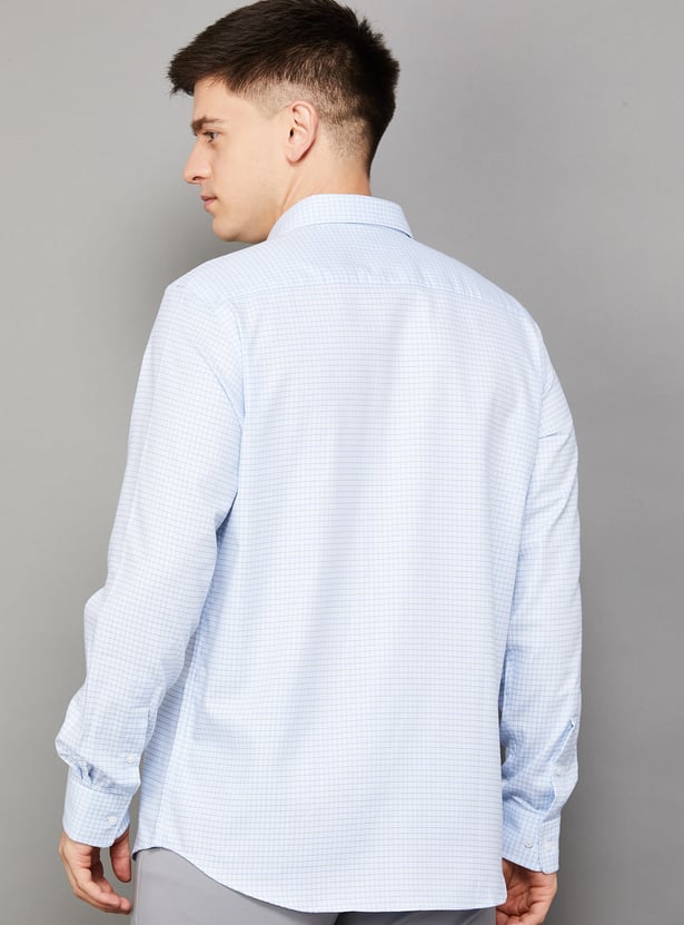 PARK AVENUE Checked Regular Fit Formal Shirt