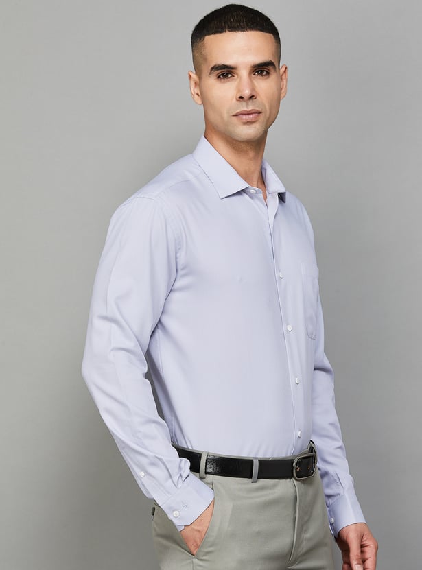 PARK AVENUE Solid Slim Fit Formal Shirt
