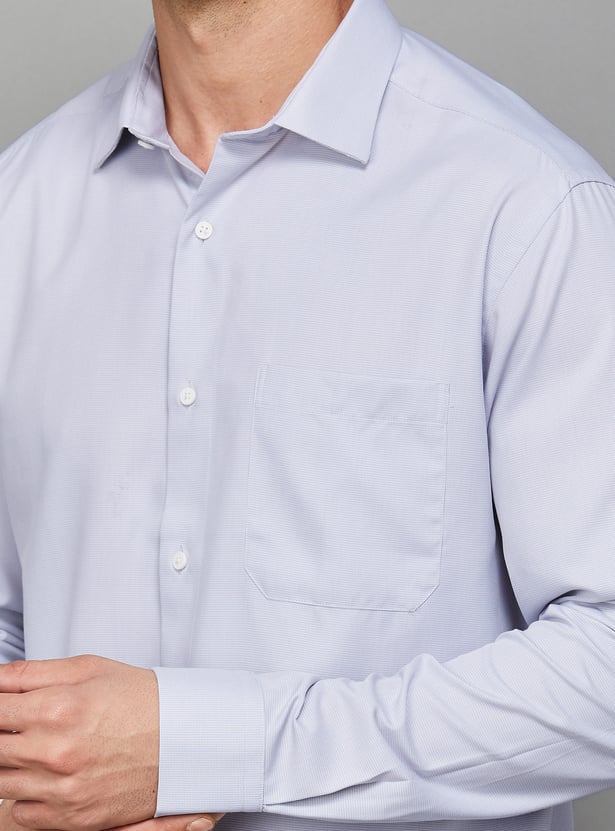 PARK AVENUE Solid Slim Fit Formal Shirt