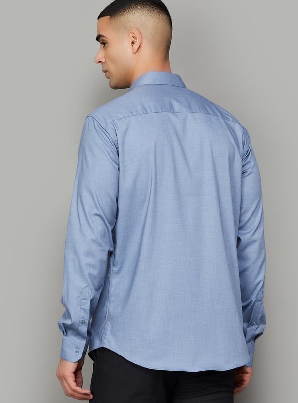 PARK AVENUE Solid Slim Fit Formal Shirt