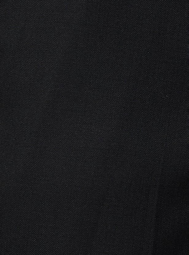 VAN HEUSEN Solid Regular Fit Formal Trousers