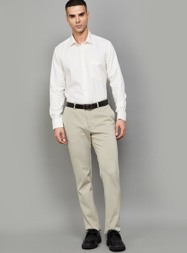 VAN HEUSEN Solid Regular Formal Shirt