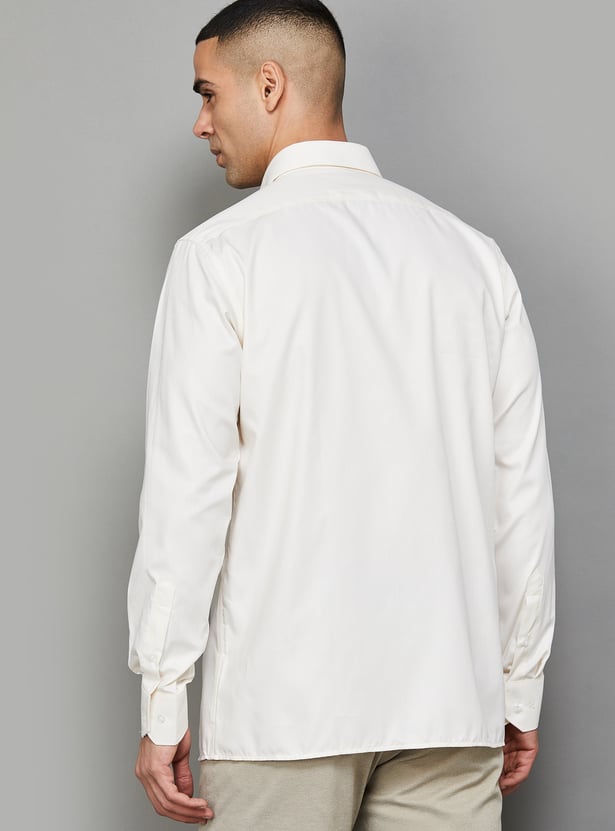 VAN HEUSEN Solid Regular Formal Shirt
