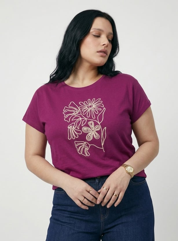 NEXUS Floral Print T-Shirt