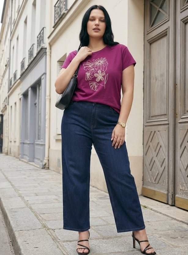 NEXUS Floral Print T-Shirt