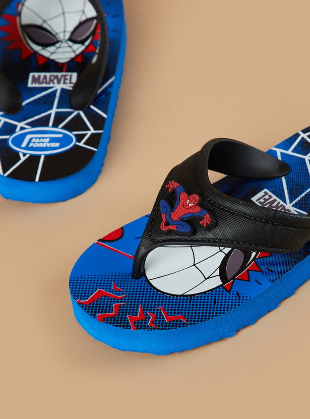 FAME FOREVER Boys Spiderman Flip-Flops