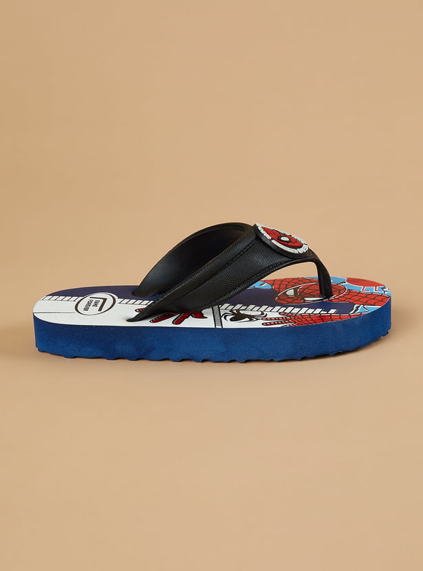 FAME FOREVER Boys Spider-Man Flip-Flops