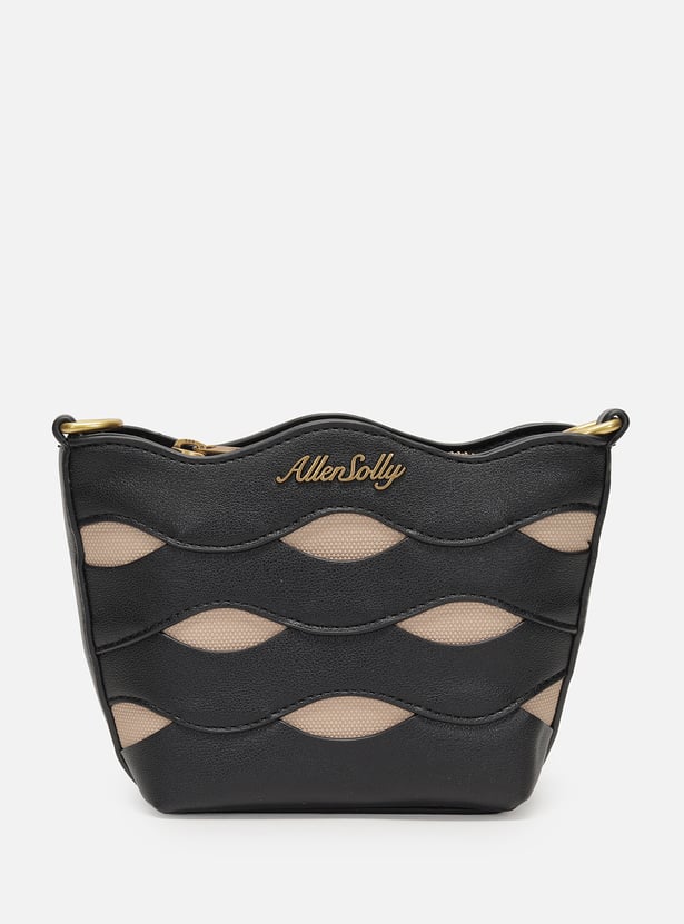 ALLEN SOLLY Embossed Sling Bag