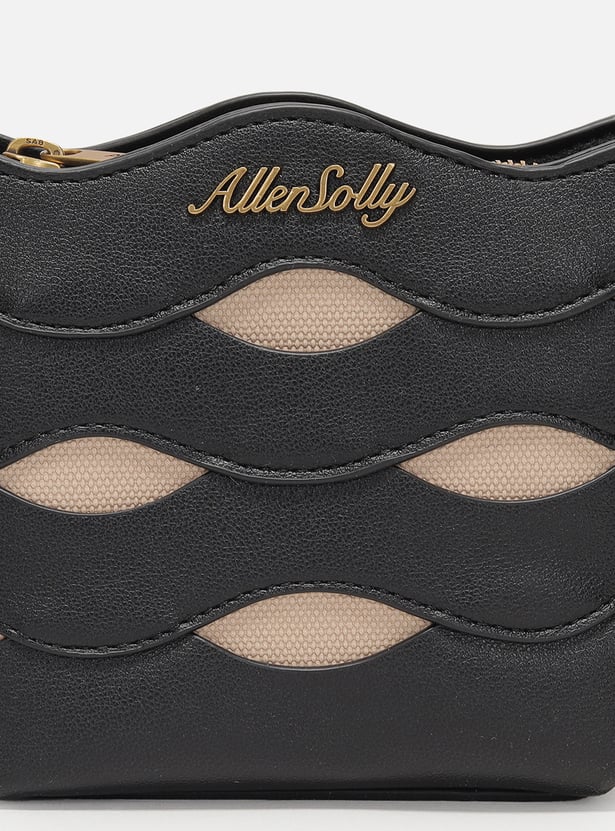 ALLEN SOLLY Embossed Sling Bag