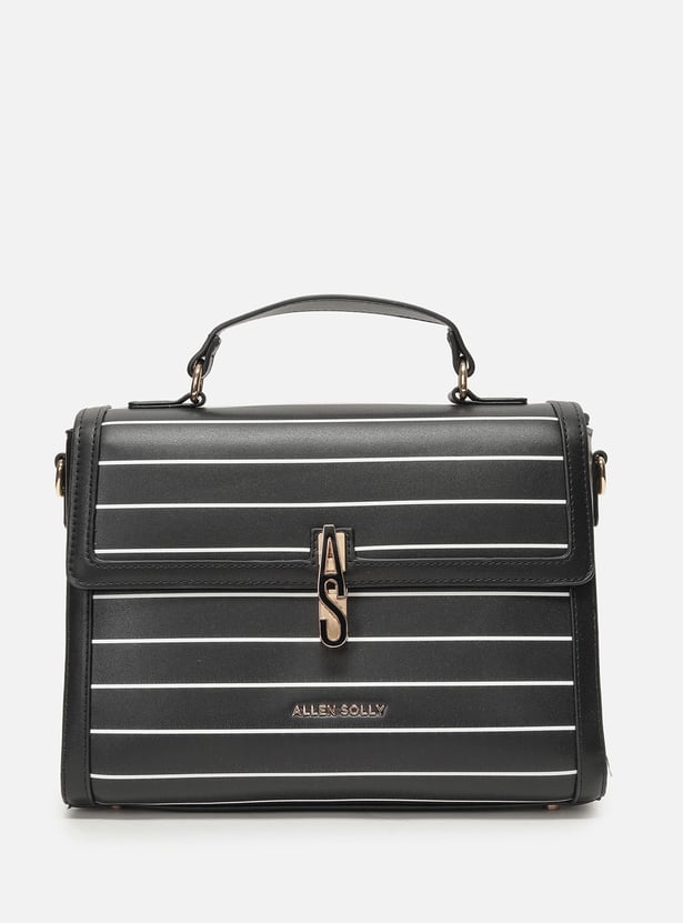 ALLEN SOLLY Striped Sling Bag