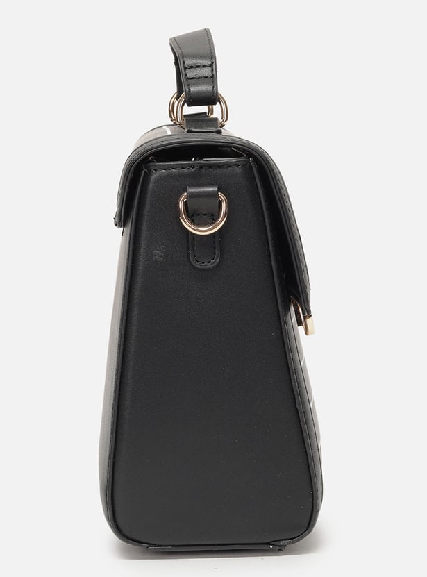ALLEN SOLLY Striped Sling Bag