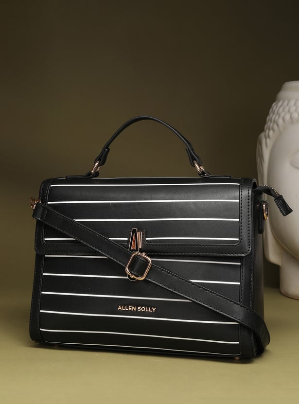 ALLEN SOLLY Striped Sling Bag