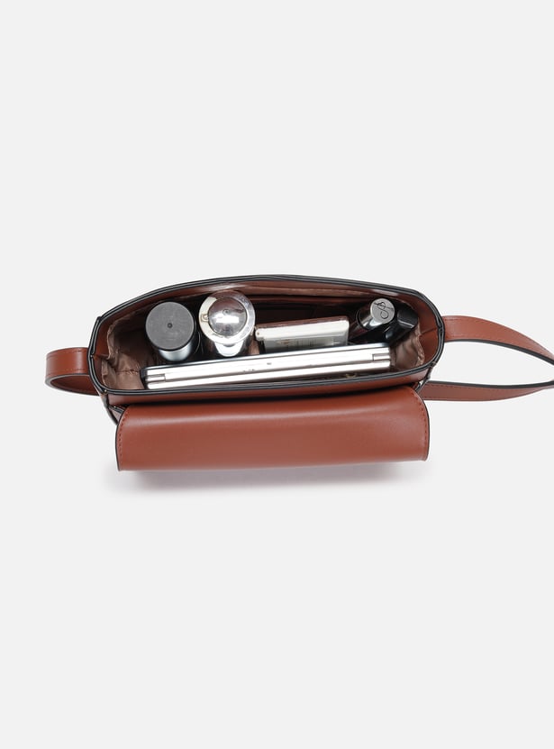 ALLEN SOLLY Embossed Sling Bag