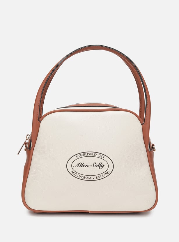 ALLEN SOLLY Printed Handheld Bag
