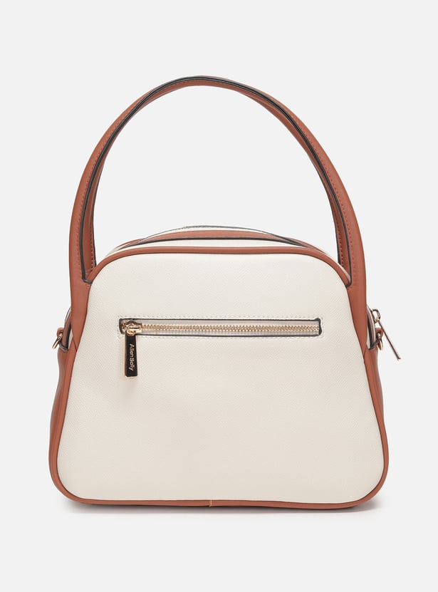 ALLEN SOLLY Printed Handheld Bag