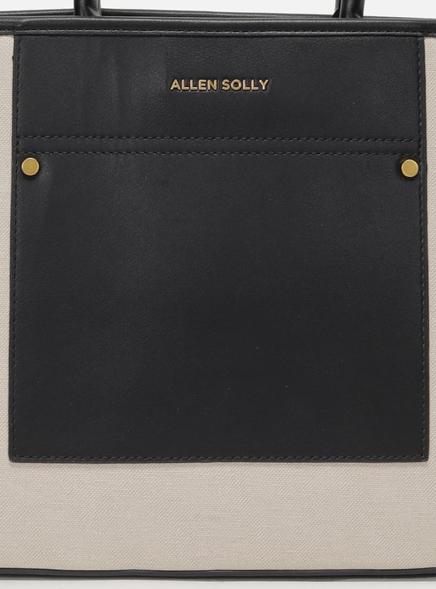 ALLEN SOLLY Colourblock Handheld Bag