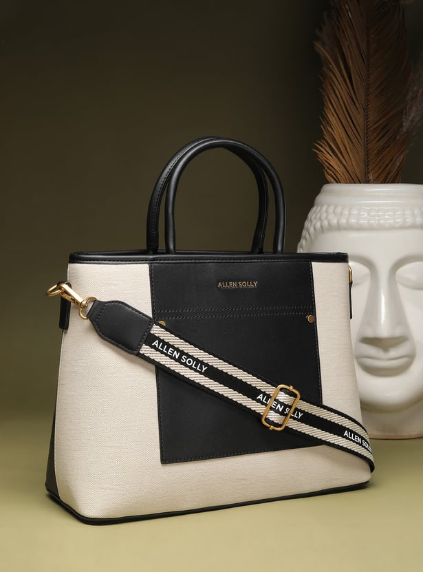 ALLEN SOLLY Colourblock Handheld Bag