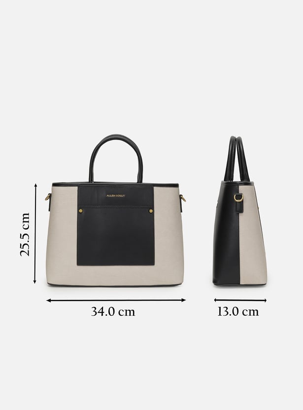 ALLEN SOLLY Colourblock Handheld Bag
