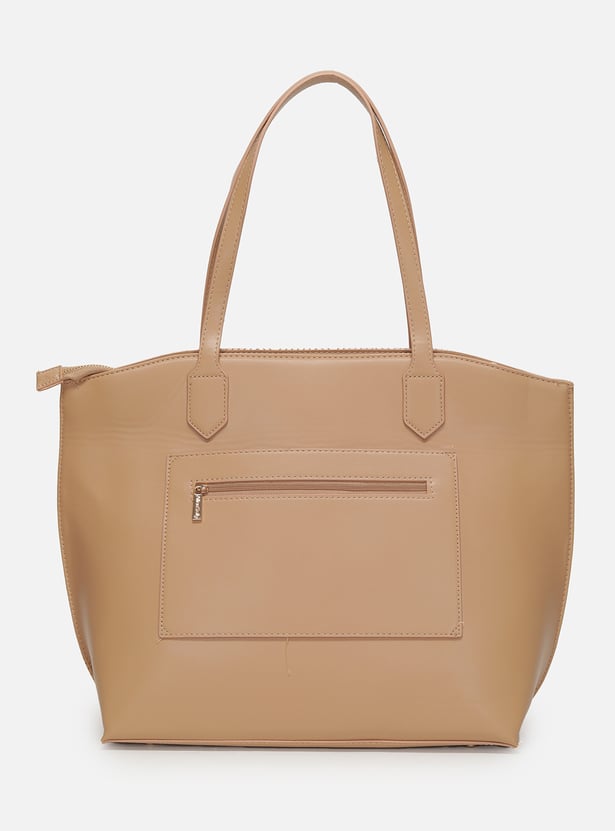 ALLEN SOLLY Textured Handheld Bag