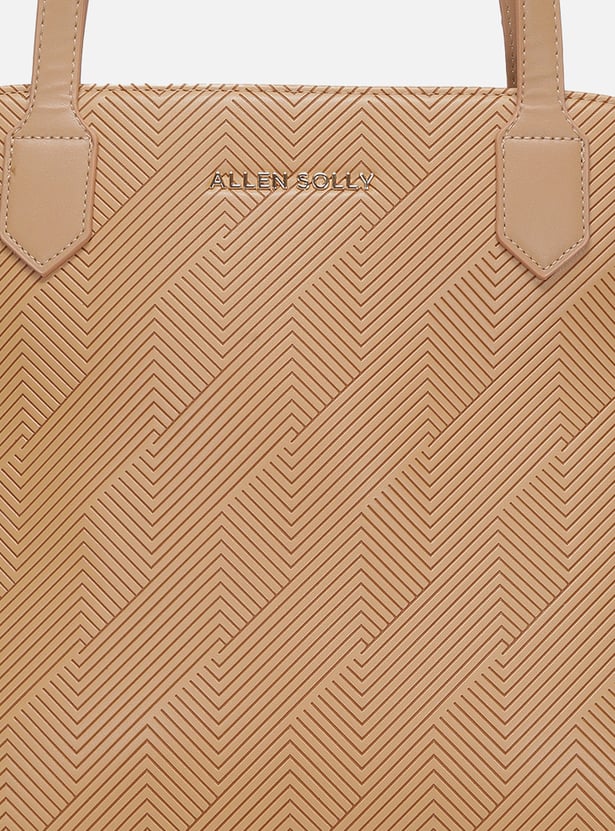 ALLEN SOLLY Textured Handheld Bag