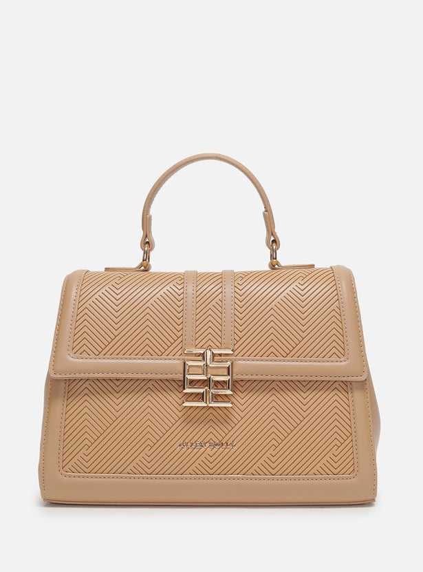 ALLEN SOLLY Textured Handheld Bag