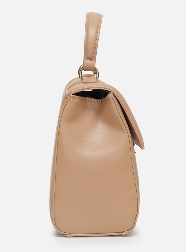 ALLEN SOLLY Textured Handheld Bag