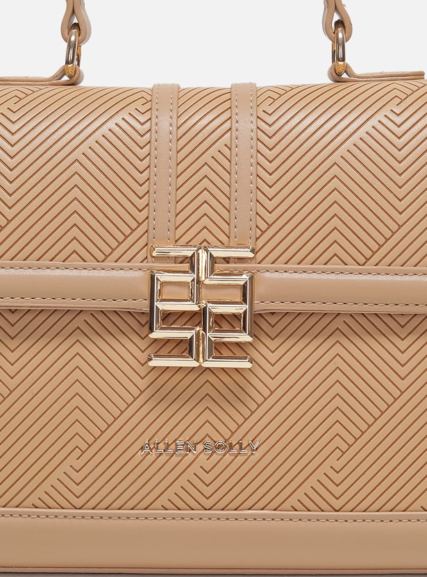ALLEN SOLLY Textured Handheld Bag