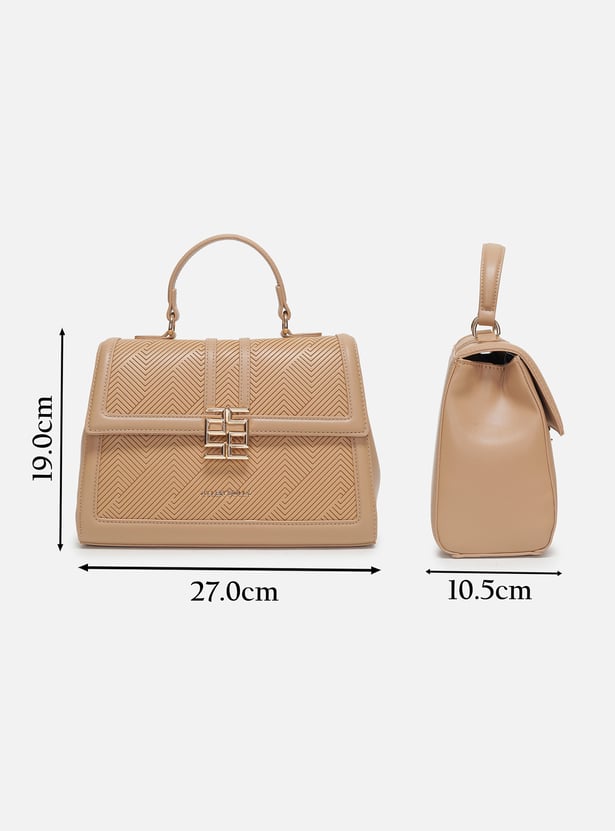 ALLEN SOLLY Textured Handheld Bag