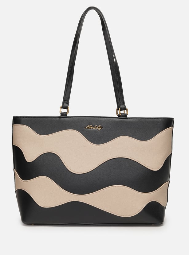 ALLEN SOLLY Textured Shoulder Bag
