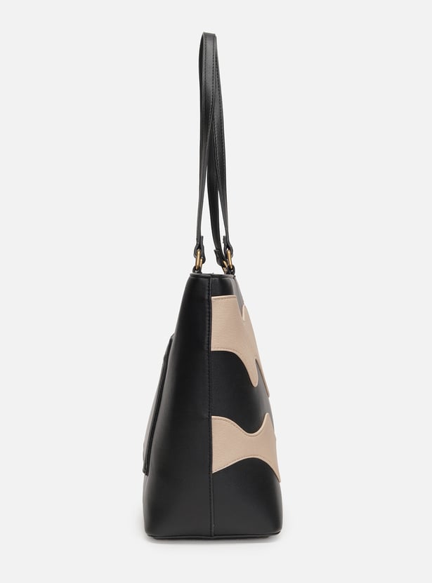 ALLEN SOLLY Textured Shoulder Bag