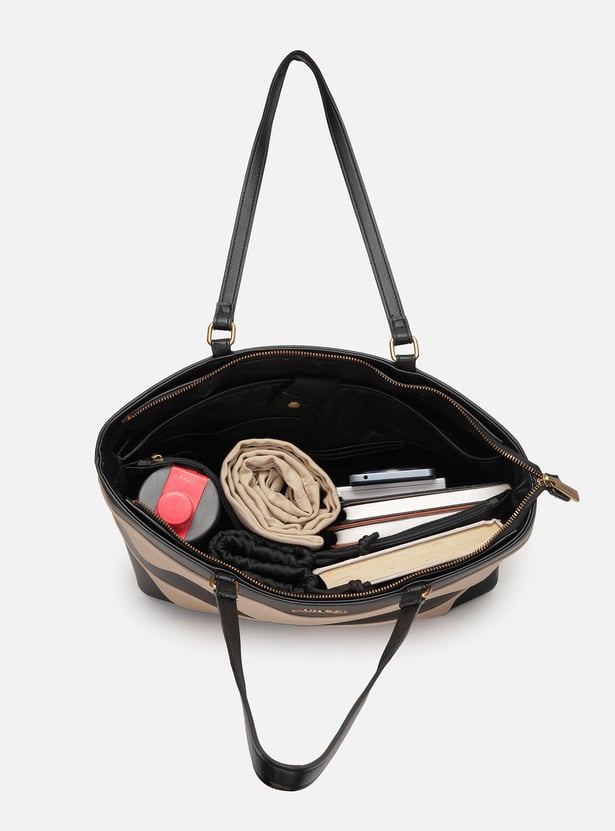 ALLEN SOLLY Textured Shoulder Bag